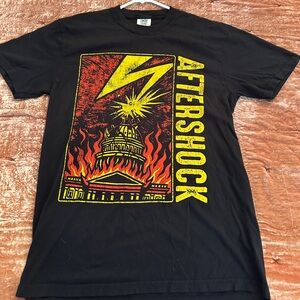 Aftershock 2025 Black Graphic T-Shirt